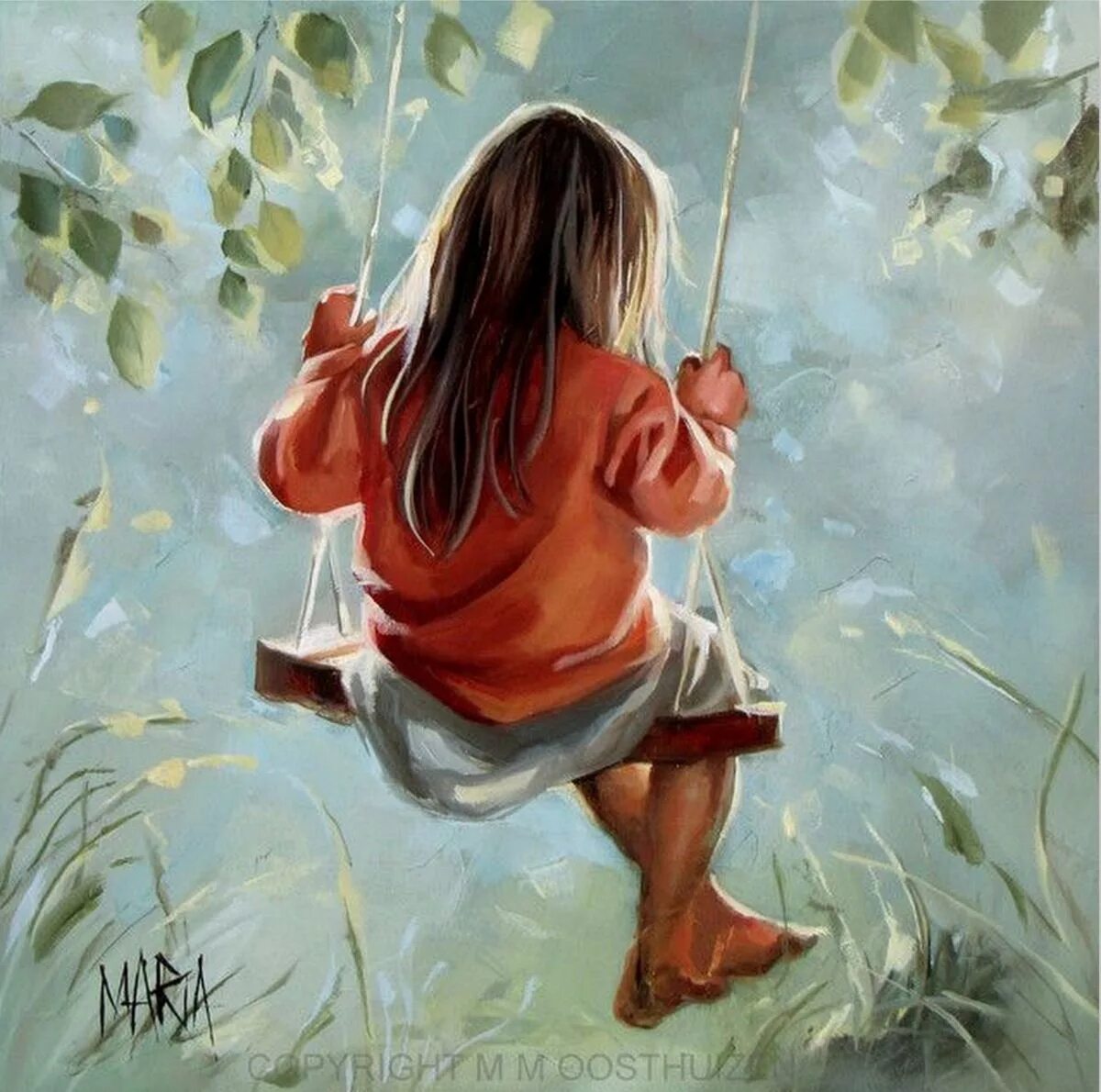 I m painting a picture. Художник Donald Zolan. Художник Maria Oosthuizen.