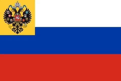 Бело красный флаг с двуглавым орлом
