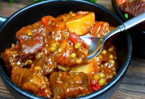 Жаркое из говядины в духовке