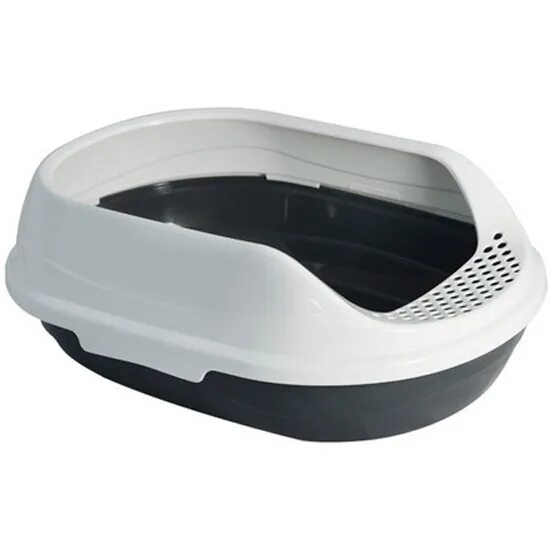Лоток для кошек Triol P910, закрытый, с выдвижным поддоном, с совком и сеткой, 2