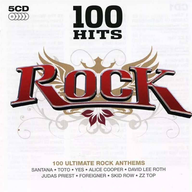 Слушать рок музыку 2024. 100% Hits Rock CD. 100 Hits сборники. 100 Hits - Rock (cd5). Сборник рок хитов.