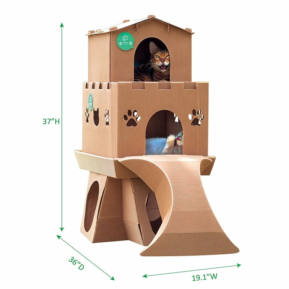 Картонные домики для котов. Картонный домик для кошки. Домик для кошки из гофрокартона. Кошачий домик из картонных коробок.
