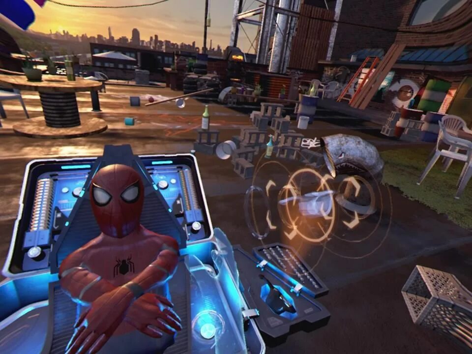 Spider-man: Homecoming - Virtual reality experience. Spider man Homecoming игра. Spider-man: Homecoming VR игра. Человек паук VR ps4.