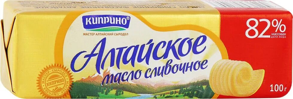 Масло Алтайское Киприно 82. Масло сливочное Алтайское Киприно. Масло Киприно 82.5. Масло сливочное Алтайское 82% 100г Киприно.