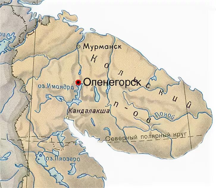 Оленегорск Мурманская область на карте. Оленегорск на карте Мурманской. Оленегорск Мурманская область на карте России. Кольский полуостров Оленегорск на карте. Вода оленегорск