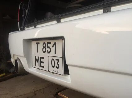 Квадратные номера на ваз