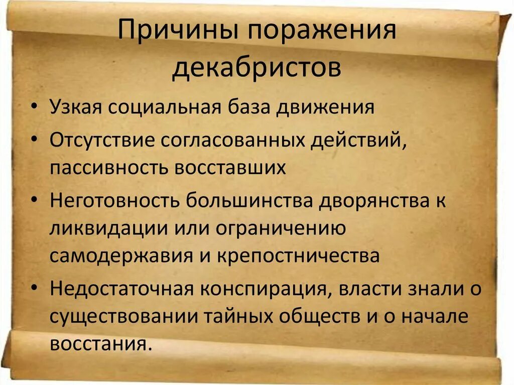 Причины поражения россии кратко. Причины и предпосылки возникновения движения Декабристов кратко. Причины поражения Декабристов 1825. Причины и цели движения Декабристов. Движение Декабристов причины возникновения организации.