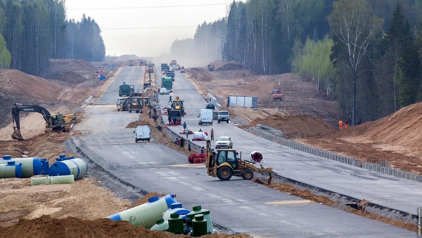 Дороги в особых условиях. Строится автомагистраль м 11. Трансстроймеханизация м12. Строительство трассы м11. Трасса м11 дорожное покрытие.