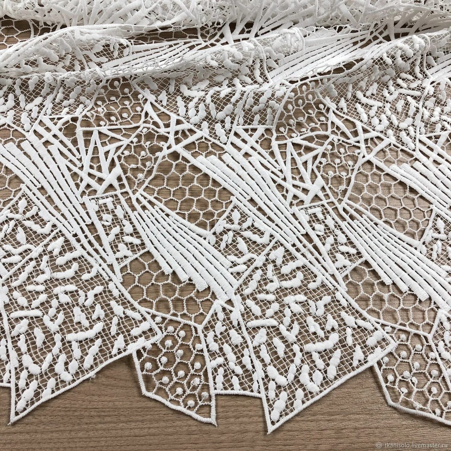 Кружева макраме. Gabbiano-lace  кружево макраме. кружевное полотно макраме. крученое кружево. ткань макраме.