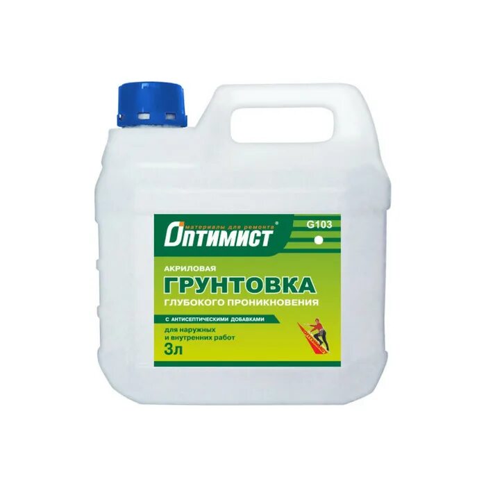 Оптимист g103. Грунтовка глубокого проникновения оптимист. пропитка оптимист g103. грунтовка глубокого проникновения 3л. акриловая грунтовка глубокого проникновения для бетона.