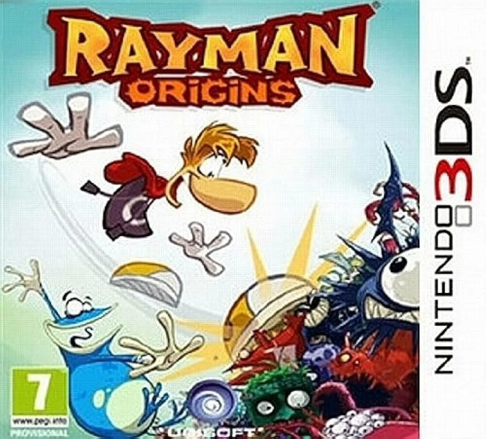 Nintendo rayman. Rayman Origins Nintendo 3ds. Rayman Origins 3ds. Rayman Origins Wii. Rayman 3 Origins.