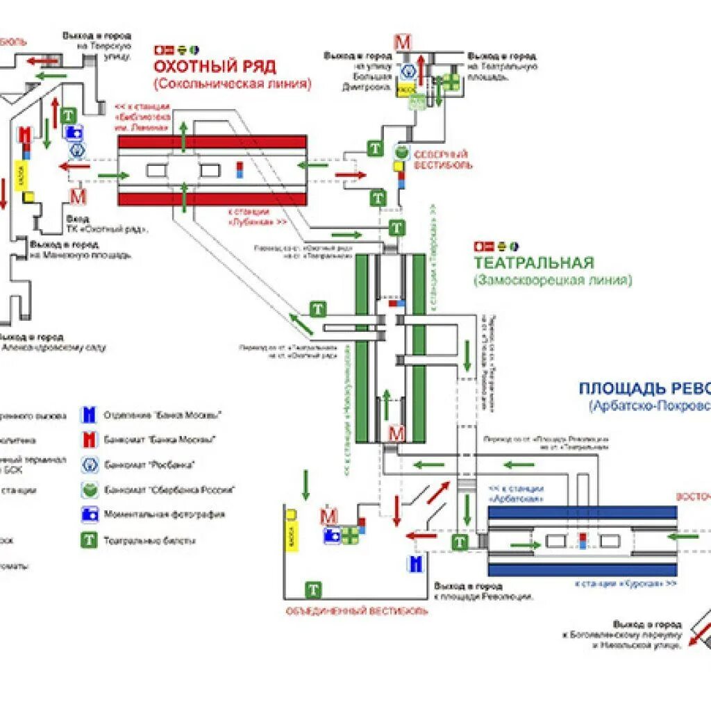 Схема станции метро Театральная. Охотный ряд станция метро схема. Схема станции метро Охотный ряд с выходами. Станция метро площадь революции схема переходов. Переход с охотного ряда на театральную
