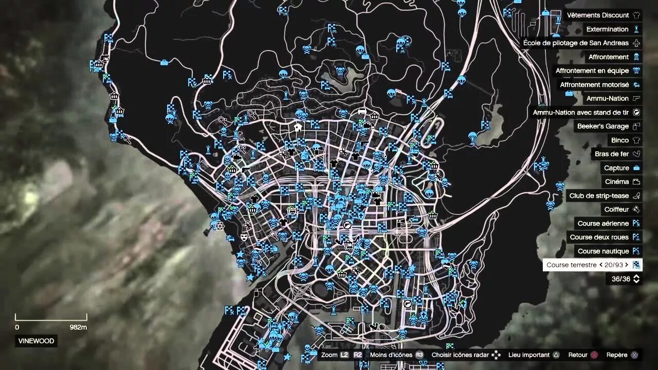 Карта отходов ГТА 5. Карта GTA 5.