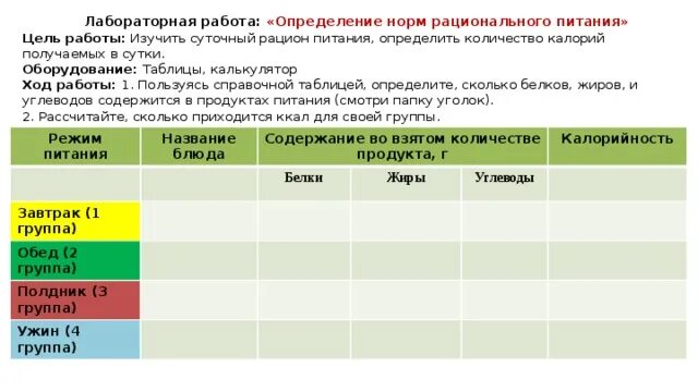 Практическая работа 9 класс меню биология. Практическая работа рацион питания по биологии 8 класс. Суточный рацион питания 8 класс биология. Рацион питания биология 8 класс. Практическая работа нормы питания.