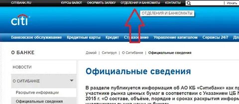 Сити банк курс валют