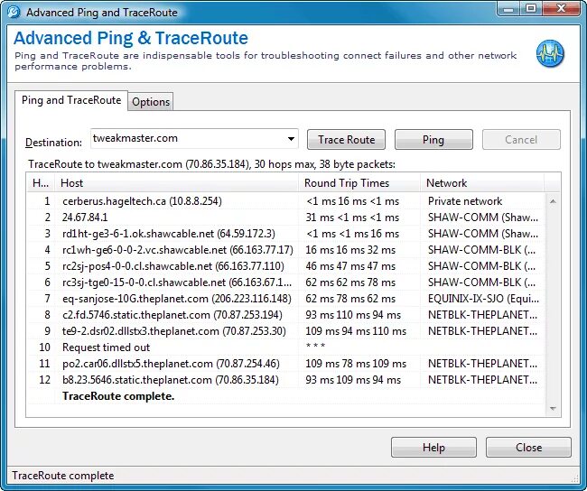 Ping tracert. Утилиты tracert. TWEAKMASTER 2.02. Программа ping