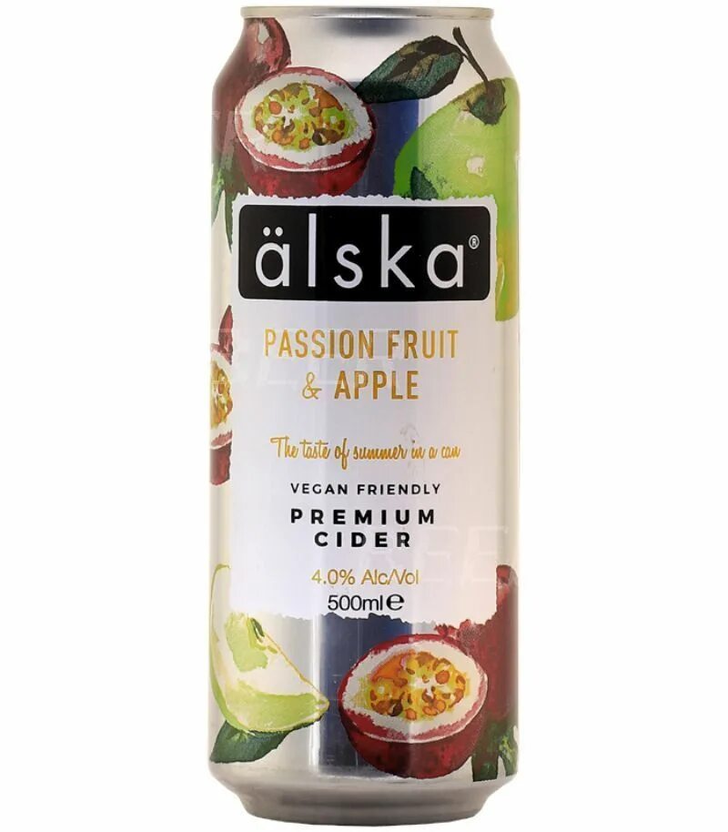 Alska passion fruit apple cider