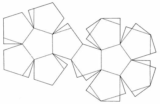 Правильный додекаэдр развертка для склеивания. Додекаэдр развертка а4. Додекаэдр развертка для склеивания а4. Развертка правильного додекаэдра.