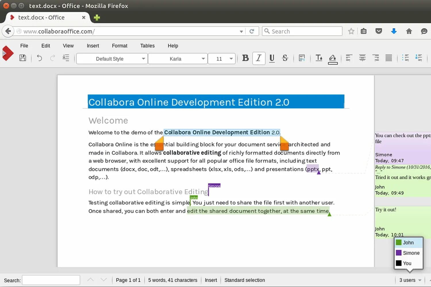Include format. Collabora office. текст.docx. office file formats.