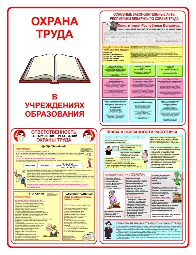 Информация по охране труда для сотрудников детского сада. Памятки по охране труда в образовательном учреждении. Охрана труда памятка для работников ДОУ. Памятки по охране труда в детском саду для сотрудников профсоюза. Охрана труда сценарии