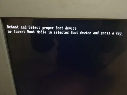 Что значит reboot and select