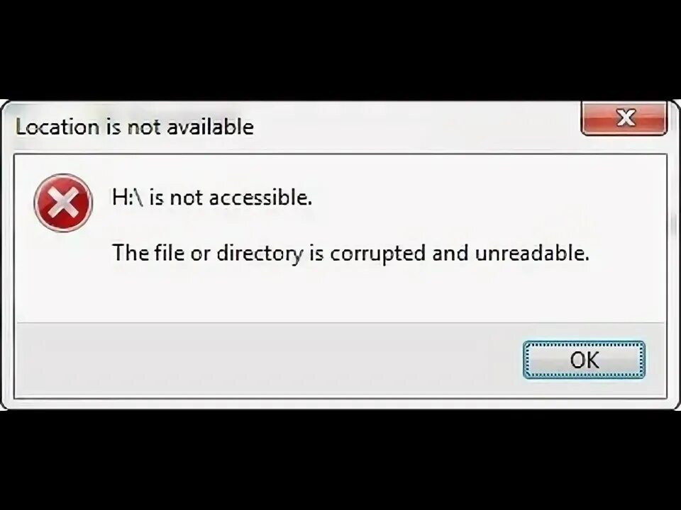 The file or Directory is corrupted and unreadable. File is corrupted. Ile. The file is corrupted and unreadable что делать.