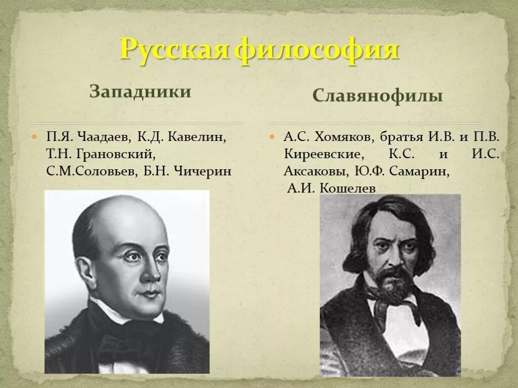 Чичерин направление общественной мысли. Славянофилы а с хомяков к с Аксаков и в Киреевский. Представители западников Грановский Кавелин Чичерин Соловьев. Кавелин Чичерин хомяков. Братья Киреевские славянофилы.