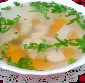 Куриная кожа бульон