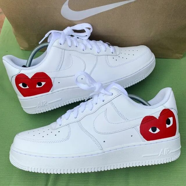 Nike Air Force 1 CDG. Nike Air Force CDG. Найк АИР Форс 1 лов. CDG Air Force 1. Найк с сердечками