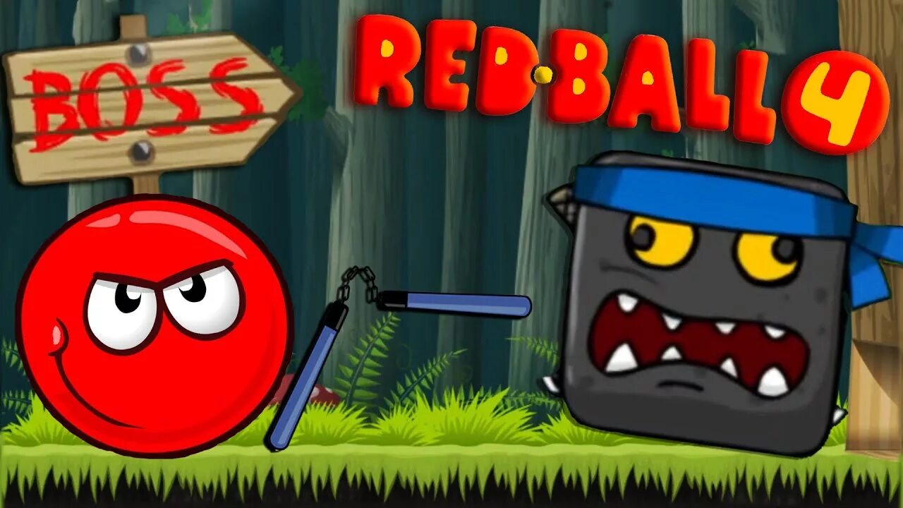 Red Ball 4 дремучий лес босс. Красный шарик босс дремучий лес. Красный шарик 4. Красный шарик ниндзя игра