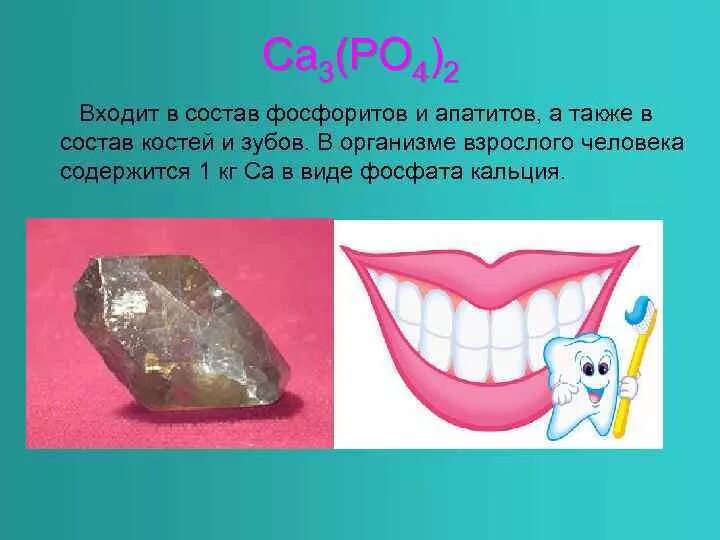 Фосфат кальция зубы