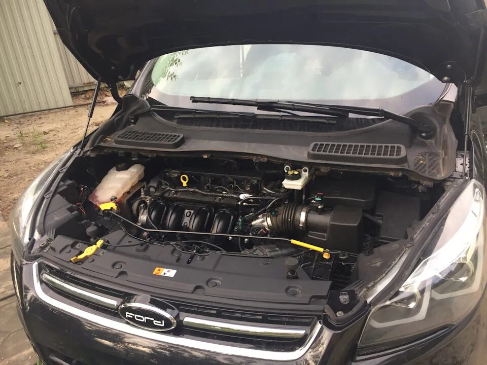 Ford Kuga 1 под капотом. Куга 2.5 под капотом. Форд Куга 2.5 под капотом. Форд Куга 2 под капотом.