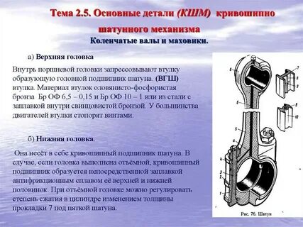 Назначение кривошипно шатунного механизма