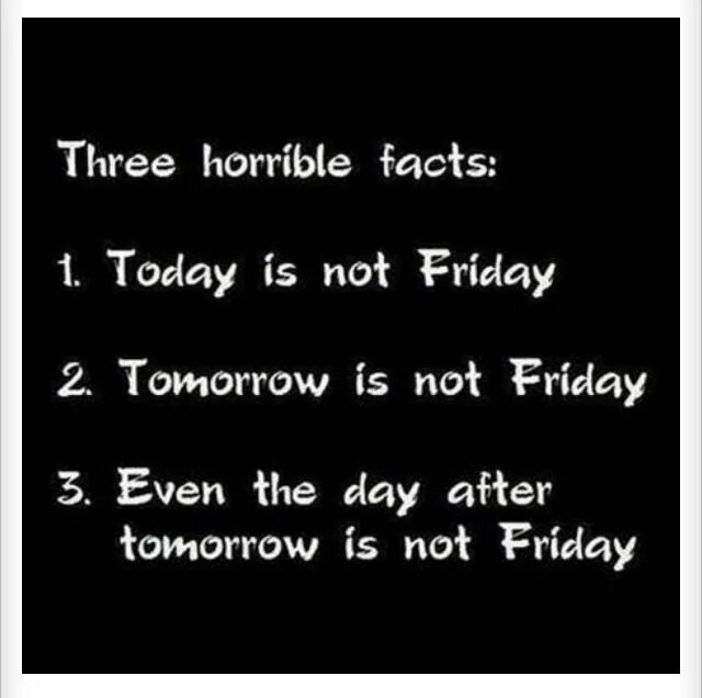 The monday is on friday