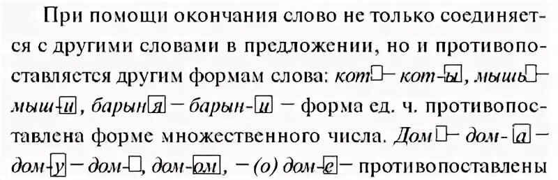 Окончание в слове часов