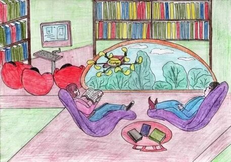 Рисунок на тему школа мечты