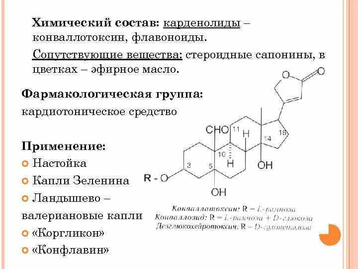 Определить сердечные гликозиды а в