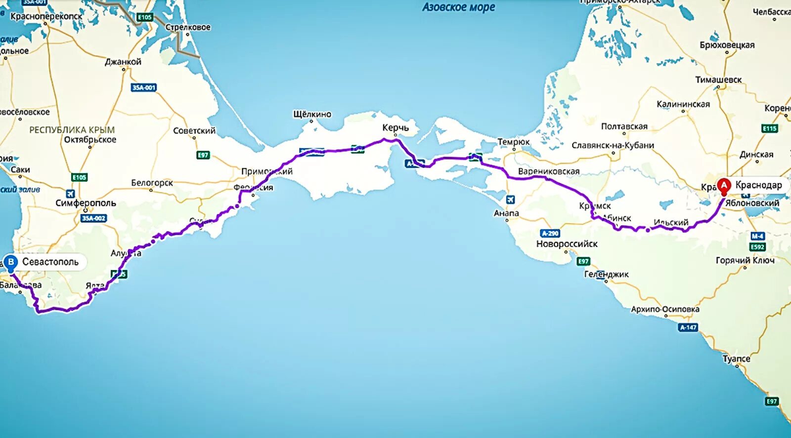 Москва керчь расстояние. Карта Крыма Керчь - Феодосия-Симферополь. Маршрут Севастополь Ялта. Крым Керчь Ялта маршрут. Карта дороги Краснодар Крым.
