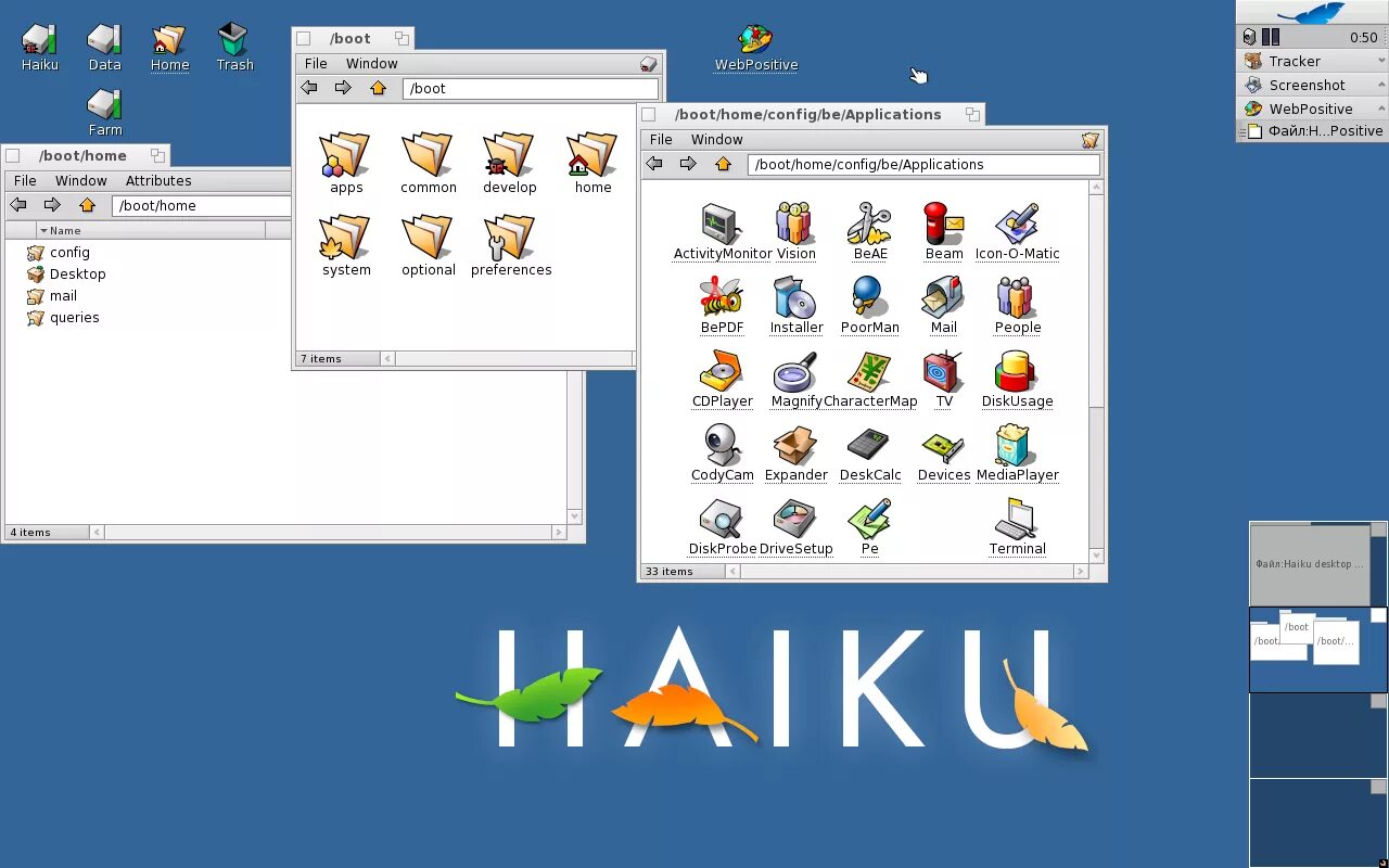 Haiku. Haiku ос. ос beos haiku. haiku интерфейс. haiku os рабочий стол.