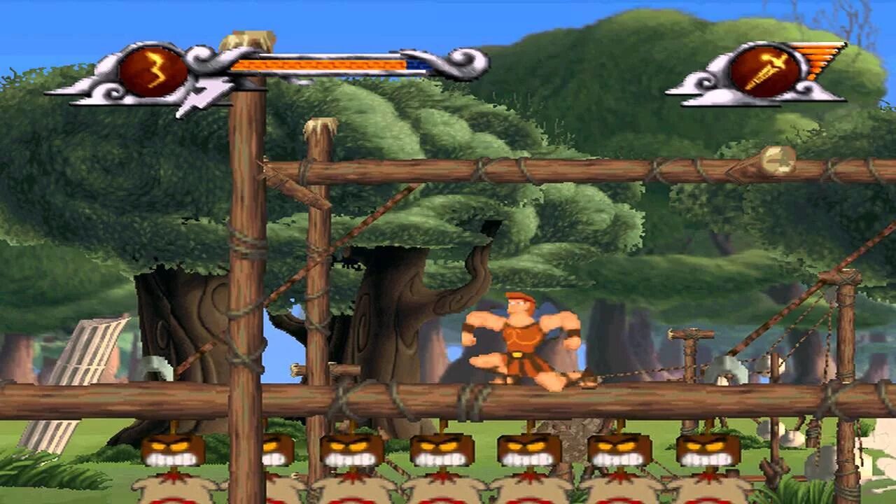 Disney s action game featuring. Disney&#039;s hercules ps1. игра геркулес на пс1. игра геркулес на ps2. hercules 2in1 [koteuz] ps1.