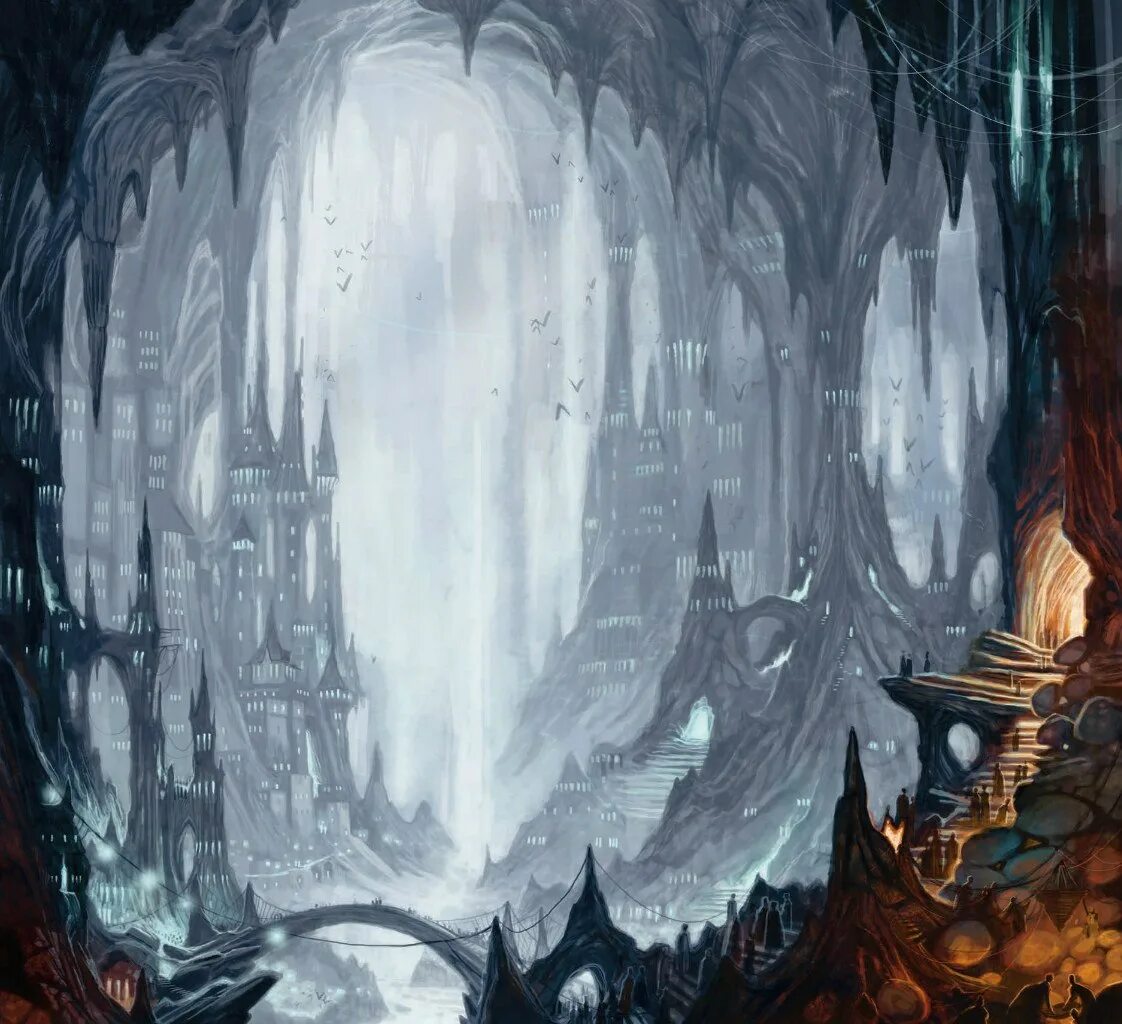 город темных эльфов мензоберранзан. свартальфхейм скандинавская мифология. королевства темных эльфов. забытые королевства тёмная эльфийка. тёмный замок днд.