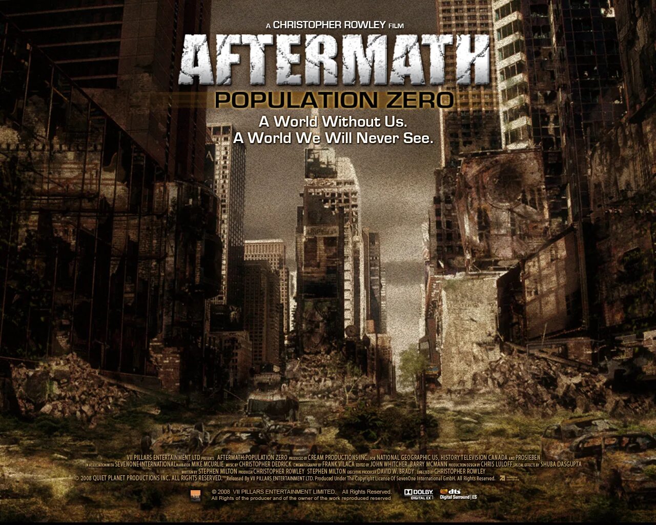 Земля: жизнь без людей (2008). Aftermath: population Zero. Земля без людей. Different world without