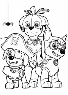 PAW PATROL - Halloween - Disegni da Colorare Coloring Book Free halloween colori