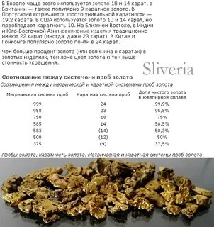 Проба чистого золота