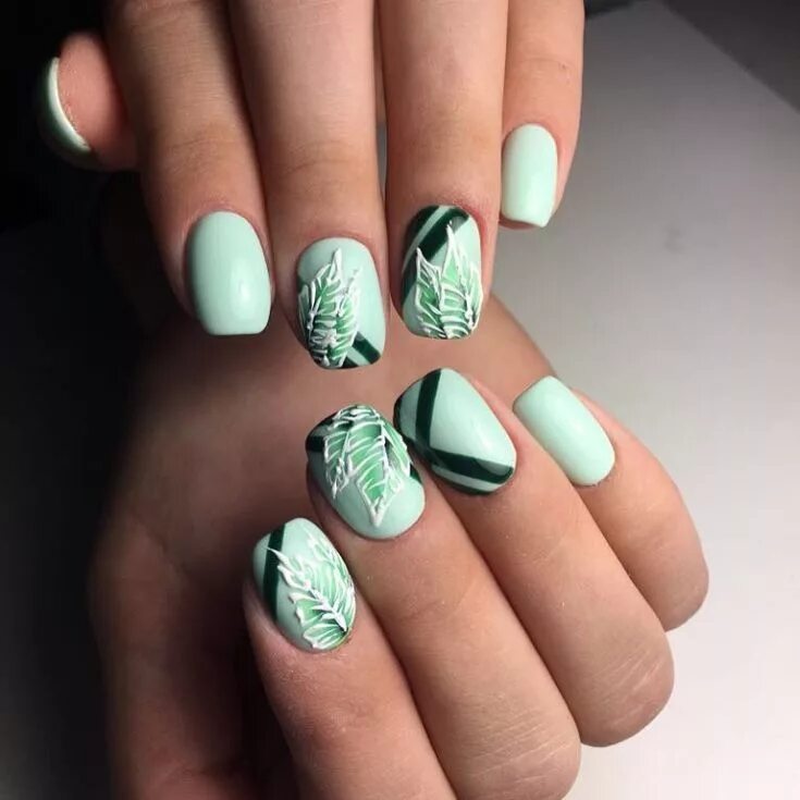 Маникюр Дизайн ногтей Oval nails designs, Oval nails, Acrylic nail designs