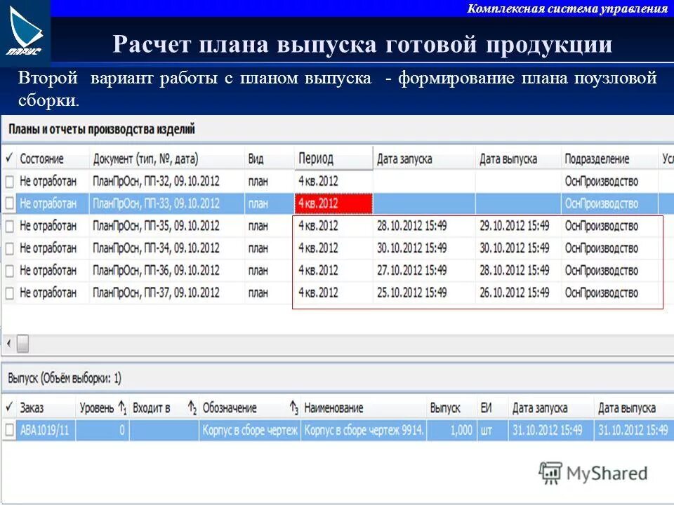 система плановых расчетов