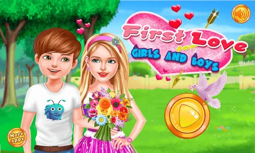 Girls and boys игра в отель. Twinkle game for girls and boys. First Love for girls. First love игра