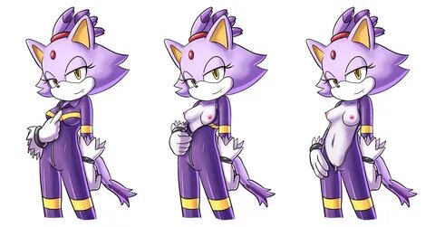 goshaag, blaze the cat, sega, sonic (series), anthro, breasts, cat, clothed...