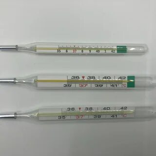 Термометр для домашнего ухода без ртути с внутренней шкалой, жидкость в стекле -