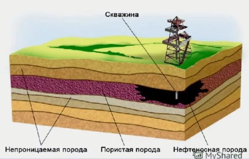 Нефтяной пласт в разрезе. Нефтяная залежь в разрезе. Нефтяные залежи. Нефть под землей в разрезе. Слой породы 5